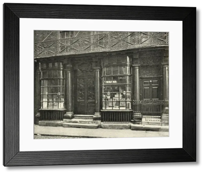 Framed Print : A fine shop in Artillery Row, Houndsditch, London, of the latter half of the eighteenth century Framed Print : A fine shop in Artillery Row, Houndsditch, London, of the latter half of the eighteenth century