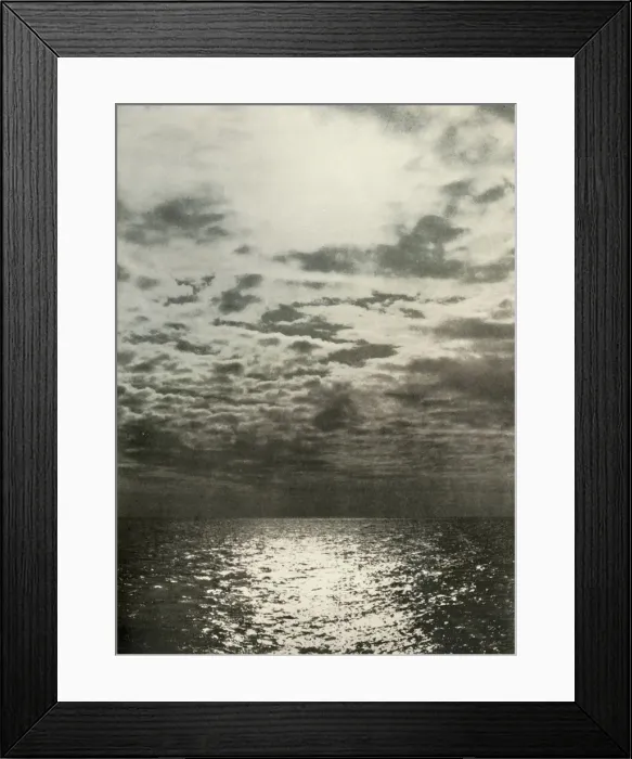 Framed Print : A Cloud Effect Before The Sea Froze Over, c1908, (1909) Framed Print : A Cloud Effect Before The Sea Froze Over, c1908, (1909)