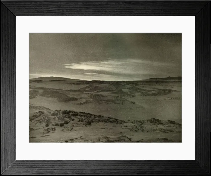 Framed Print : A View North, Towards The Dying Sun, in March, c1908, (1909) Framed Print : A View North, Towards The Dying Sun, in March, c1908, (1909)