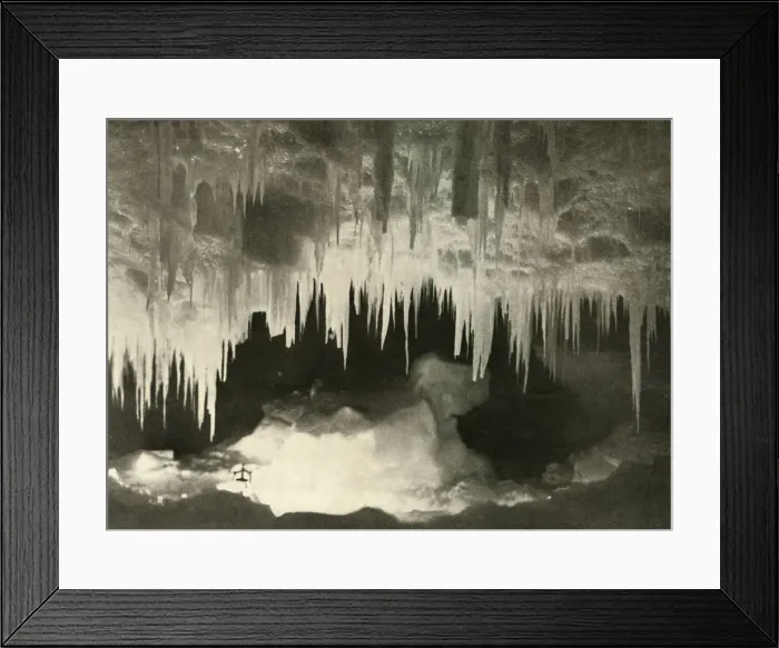 Framed Print : An Ice Cave in the Winter, c1908, (1909) Framed Print : An Ice Cave in the Winter, c1908, (1909)