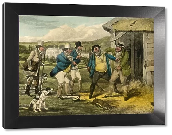 Squire Cheatums Keeper attacks the Murderer of Old Tom, 1838. Artist: Henry Thomas Alken