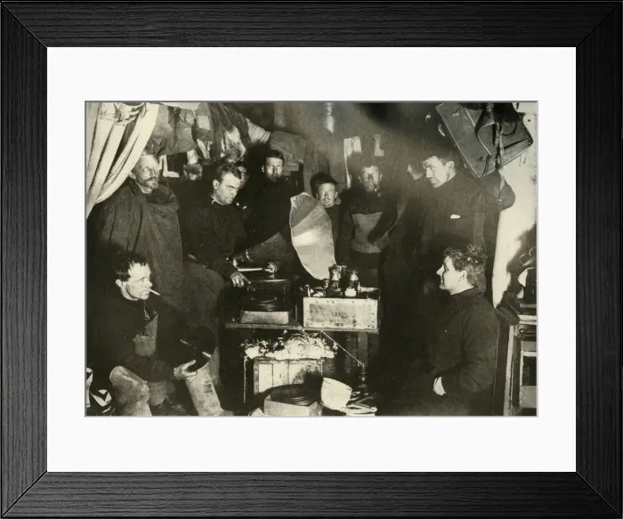 Framed Print : Music in the Hut, c1908, (1909) Framed Print : Music in the Hut, c1908, (1909)