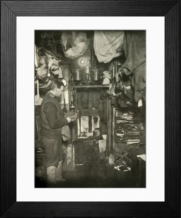 Framed Print : The Acetylene Gas Plant, Over the Door, c1908, (1909) Framed Print : The Acetylene Gas Plant, Over the Door, c1908, (1909)