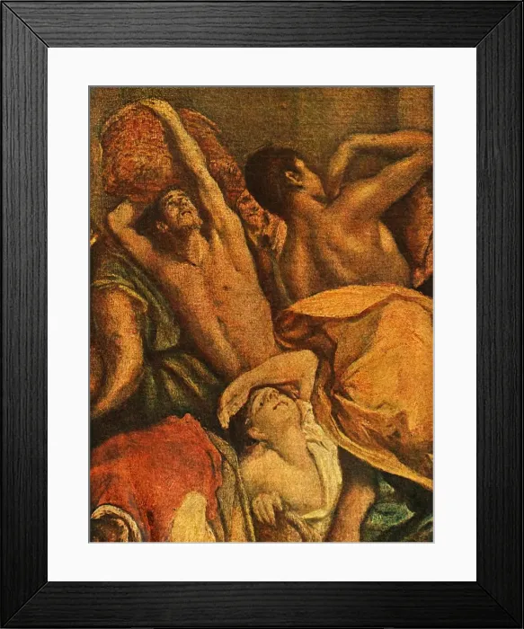 Framed Print : The Expulsion of the Moneylenders from the Temple, c1600, (1938). Artist: El Greco Framed Print : The Expulsion of the Moneylenders from the Temple, c1600, (1938). Artist: El Greco