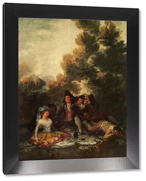 The Picnic, 1785-1790, (1938). Artist: Francisco Goya