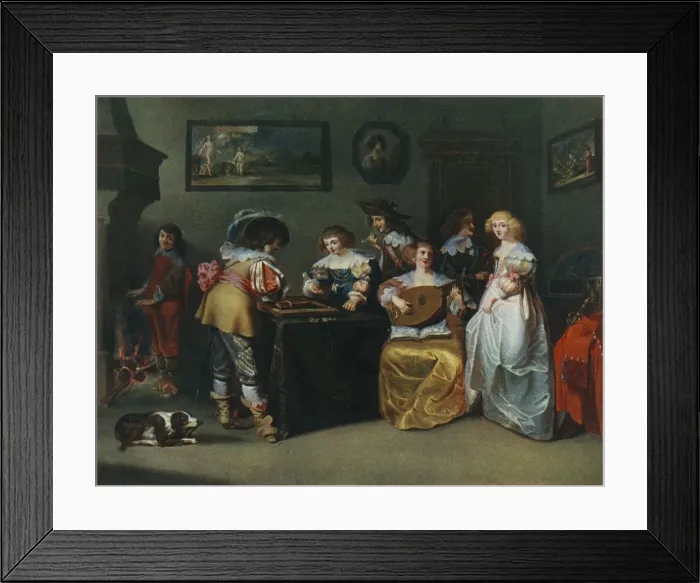 Framed Print : Lute; unknown painter of the seventeenth century, 1948 Framed Print : Lute; unknown painter of the seventeenth century, 1948