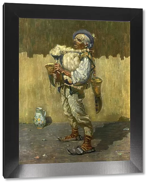 A bagpiper;Joza Uprka (1861-1940), 1948. Artist: Joza Uprka