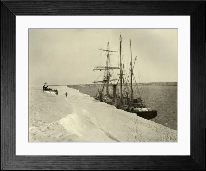 Framed Print : Nimrod Picking Up The Northern Party, c1908, (1909) Framed Print : Nimrod Picking Up The Northern Party, c1908, (1909)