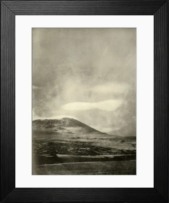 Framed Print : Dumb-Bell Cloud Above Erebus, c1908, (1909) Framed Print : Dumb-Bell Cloud Above Erebus, c1908, (1909)