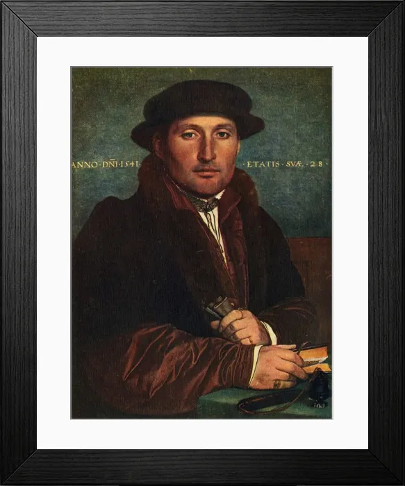 Framed Print : Portrait of a Man, 1541, (1909). Artist: Hans Holbein the Younger Framed Print : Portrait of a Man, 1541, (1909). Artist: Hans Holbein the Younger