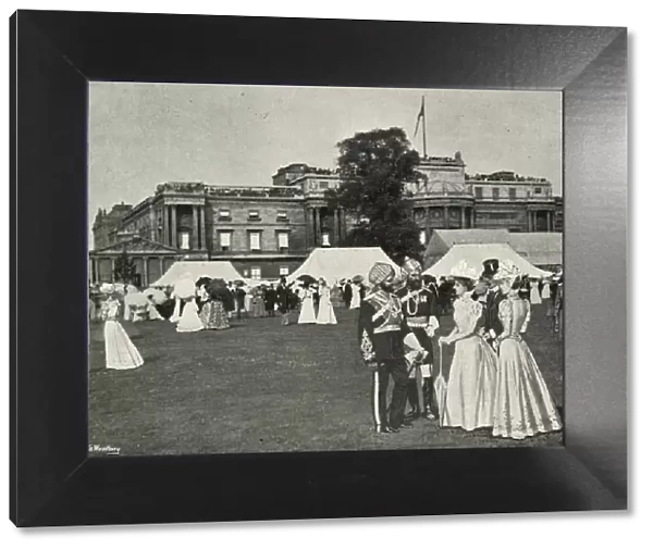 Her Majestys Garden Party: Indian Visitors, (c1897). Artists: E&S Woodbury, Lucien Davis