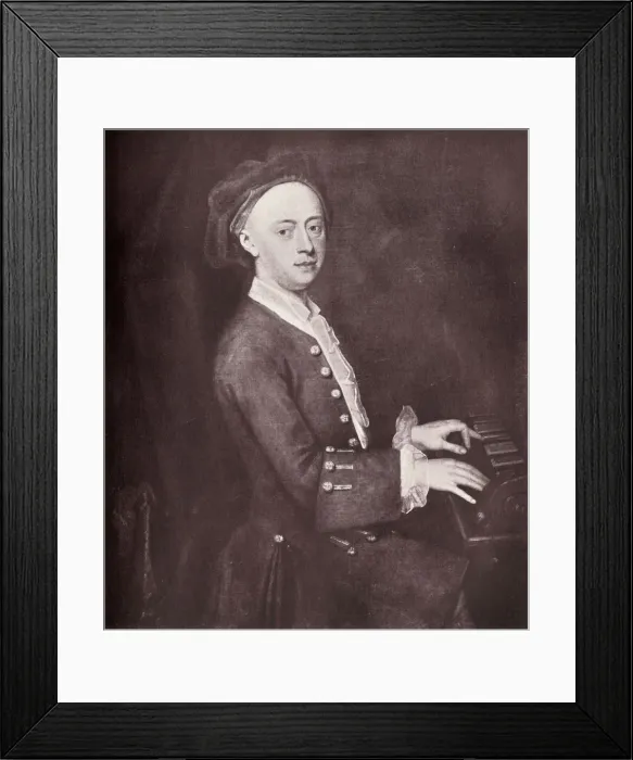 Framed Print : George Frederick Handel, c1720, (1919) Framed Print : George Frederick Handel, c1720, (1919)