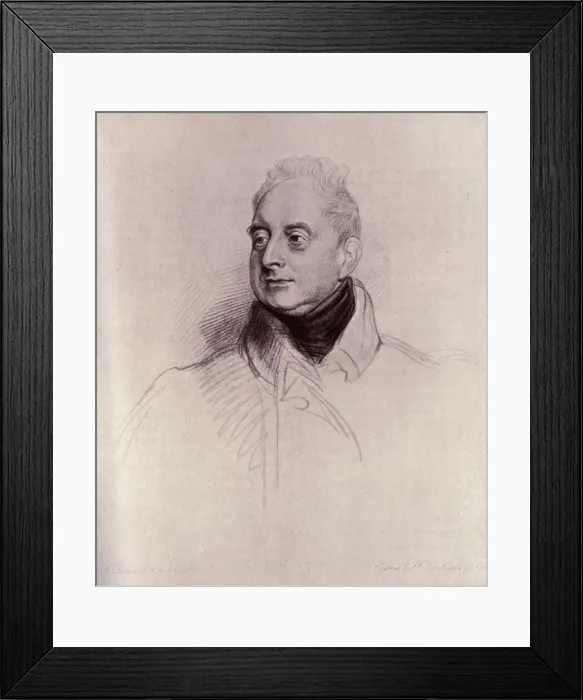 Framed Print : William IV, c1831, (1919). Artist: FC Lewis Framed Print : William IV, c1831, (1919). Artist: FC Lewis