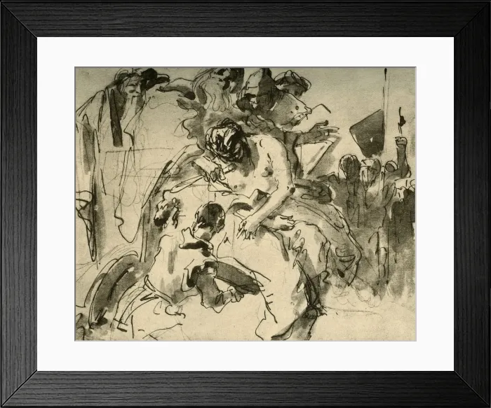 Framed Print : The Sacrifice of Iphigenia, c1757, (1928). Artist: Giovanni Battista Tiepolo Framed Print : The Sacrifice of Iphigenia, c1757, (1928). Artist: Giovanni Battista Tiepolo