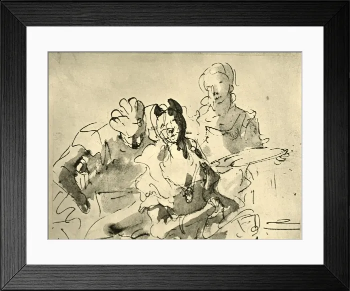 Framed Print : Cleopatra, early 18th century, (1928). Artist: Giovanni Battista Tiepolo Framed Print : Cleopatra, early 18th century, (1928). Artist: Giovanni Battista Tiepolo