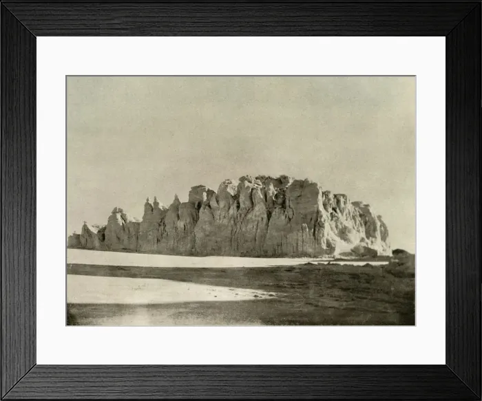 Framed Print : Serrated Edge of Glacier South of Cape Borne, Ross Island, c1908, (1909) Framed Print : Serrated Edge of Glacier South of Cape Borne, Ross Island, c1908, (1909)
