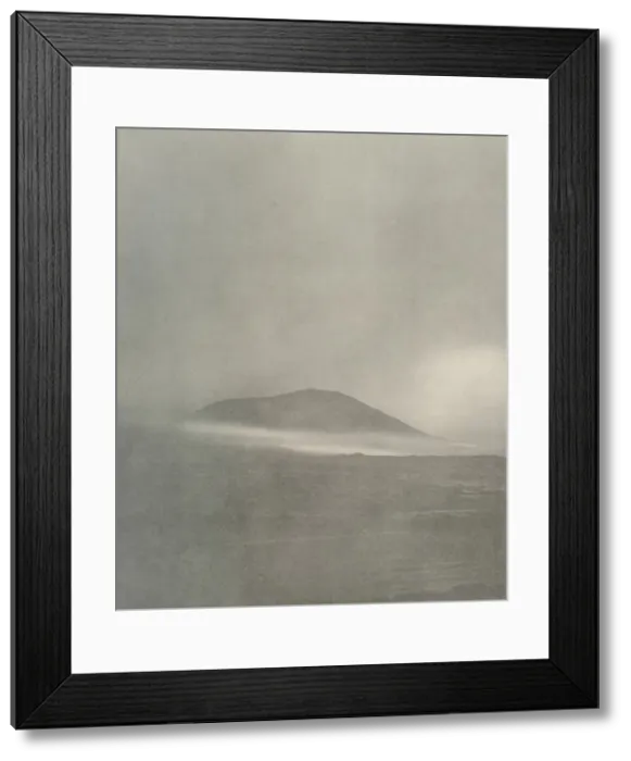 Framed Print : The Start of a Blizzard... Drift Coming Round Mount Erebus, c1908, (1909) Framed Print : The Start of a Blizzard... Drift Coming Round Mount Erebus, c1908, (1909)