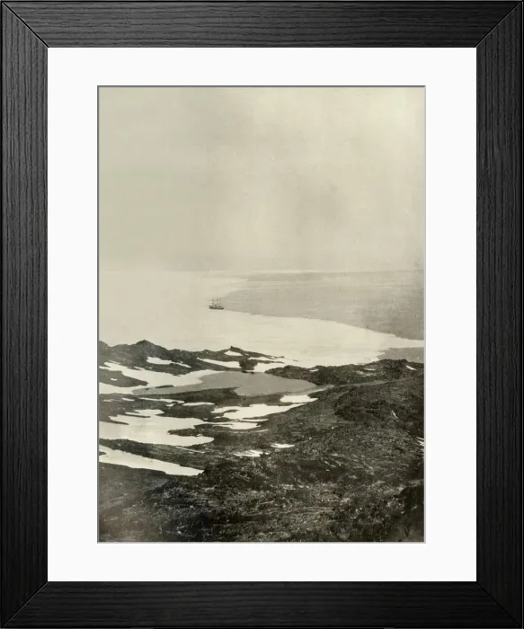 Framed Print : The Ship off Pram Point, Just Before Leaving for the North, c1908, (1909) Framed Print : The Ship off Pram Point, Just Before Leaving for the North, c1908, (1909)