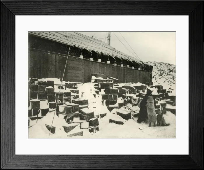 Framed Print : Blocks of ice... to ascertain the rate of evaporation, 1908, (1909) Framed Print : Blocks of ice... to ascertain the rate of evaporation, 1908, (1909)