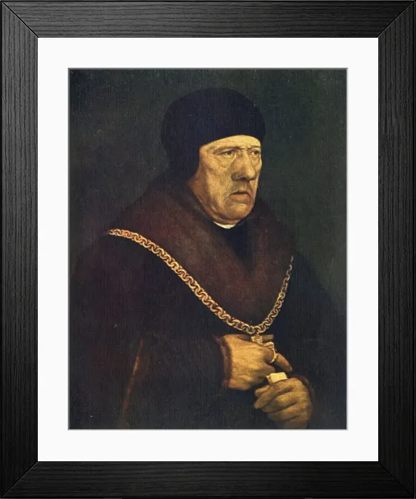 Framed Print : Sir Henry Wyatt, c1537, (1909). Artist: Hans Holbein the Younger Framed Print : Sir Henry Wyatt, c1537, (1909). Artist: Hans Holbein the Younger
