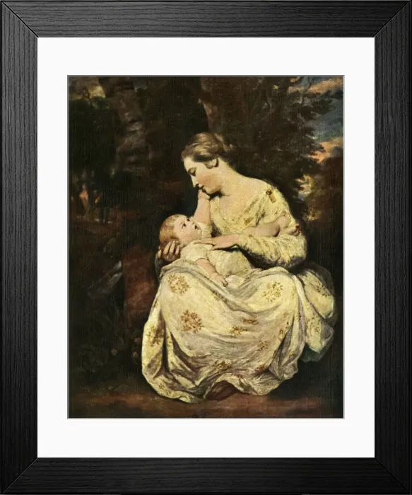 Framed Print : Mrs. Hoare and Child, 1763-1764, (c1912). Artist: Sir Joshua Reynolds Framed Print : Mrs. Hoare and Child, 1763-1764, (c1912). Artist: Sir Joshua Reynolds