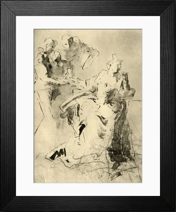 Framed Print : Cleopatra, before 1751, (1928). Artist: Giovanni Battista Tiepolo Framed Print : Cleopatra, before 1751, (1928). Artist: Giovanni Battista Tiepolo