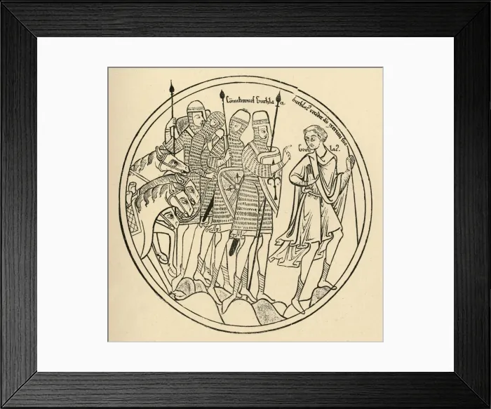 Framed Print : Norman Soldiers, 1908 Framed Print : Norman Soldiers, 1908