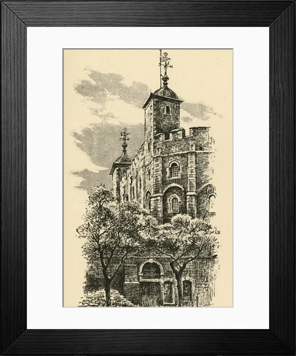 Framed Print : The White Tower, 1908 Framed Print : The White Tower, 1908
