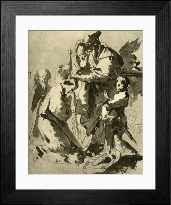 Framed Print : Dedication of a young soldier, 1735-1740, (1928). Artist: Giovanni Battista Tiepolo Framed Print : Dedication of a young soldier, 1735-1740, (1928). Artist: Giovanni Battista Tiepolo