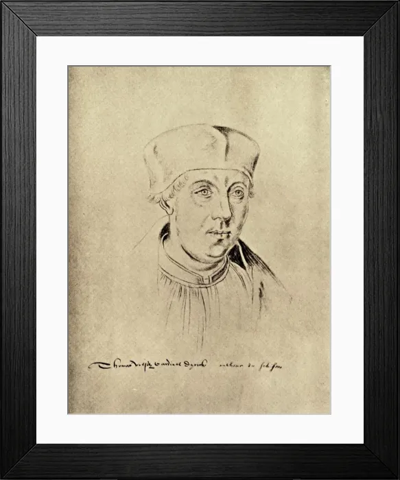Framed Print : Cardinal Wolsey, (1909). Artist: Jacques Leboucq