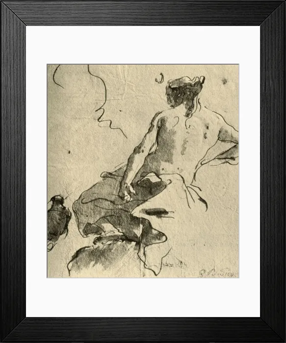 Framed Print : Diana, 1757, (1928). Artist: Giovanni Battista Tiepolo Framed Print : Diana, 1757, (1928). Artist: Giovanni Battista Tiepolo