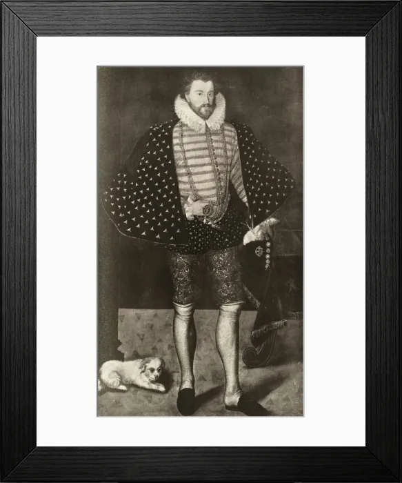 Framed Print : Sir Christopher Hatton, (1909) Framed Print : Sir Christopher Hatton, (1909)