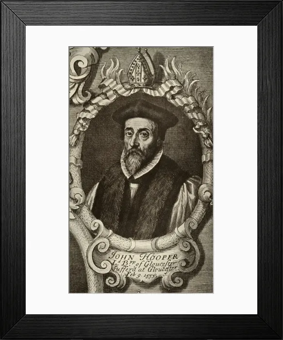 Framed Print : John Hooper, (1909). Artist: R White Framed Print : John Hooper, (1909). Artist: R White