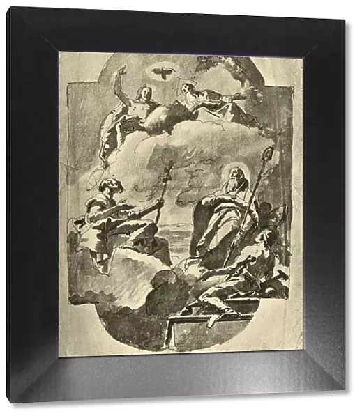 The Trinity and Saints, mid 18th century, (1928). Artist: Giovanni Battista Tiepolo