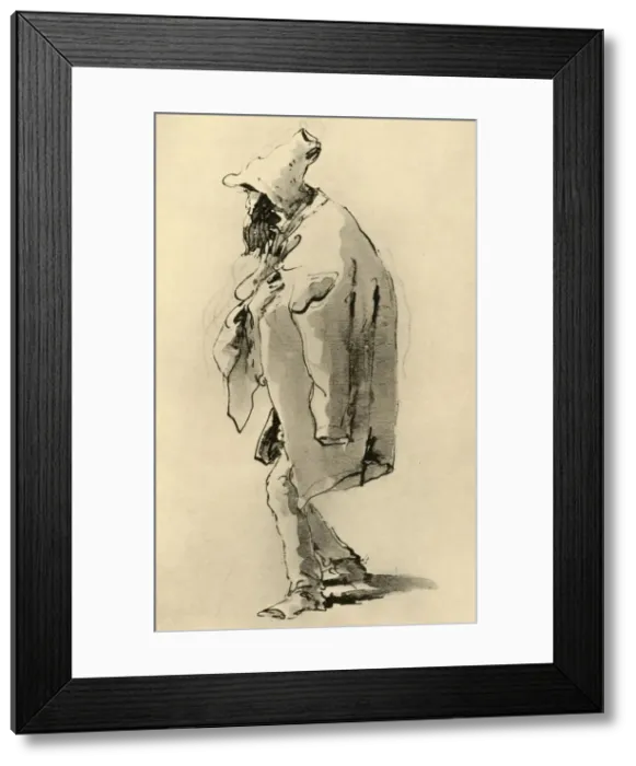 Framed Print : Bearded man, mid 18th century, (1928). Artist: Giovanni Battista Tiepolo Framed Print : Bearded man, mid 18th century, (1928). Artist: Giovanni Battista Tiepolo