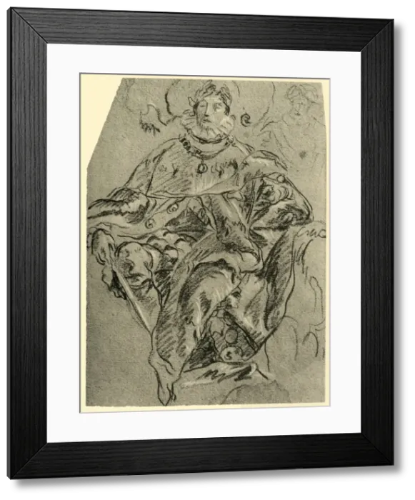 Framed Print : Barbarossa, 1751-1752, (1928). Artist: Giovanni Battista Tiepolo Framed Print : Barbarossa, 1751-1752, (1928). Artist: Giovanni Battista Tiepolo