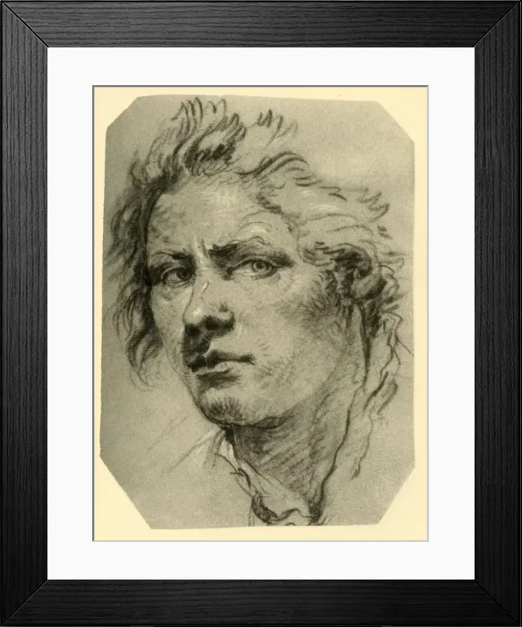Framed Print : Head of a Youth, mid 18th century, (1928). Artist: Giovanni Battista Tiepolo Framed Print : Head of a Youth, mid 18th century, (1928). Artist: Giovanni Battista Tiepolo