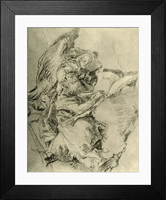 Framed Print : The Evangelist Matthew, 1743, (1928) Framed Print : The Evangelist Matthew, 1743, (1928)