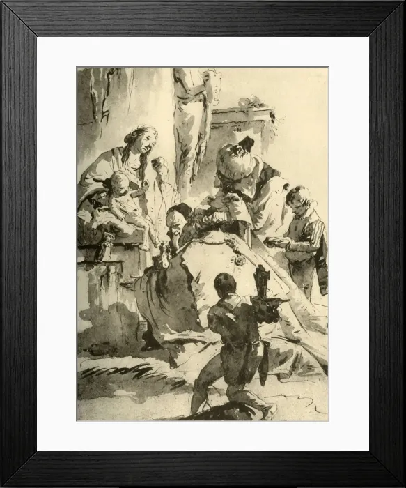 Framed Print : Adoration of the Magi, c1745, (1928). Artist: Giovanni Battista Tiepolo Framed Print : Adoration of the Magi, c1745, (1928). Artist: Giovanni Battista Tiepolo