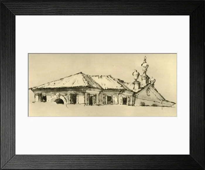 Framed Print : Roof-Storey of a Villa, 1757, (1928). Artist: Giovanni Battista Tiepolo Framed Print : Roof-Storey of a Villa, 1757, (1928). Artist: Giovanni Battista Tiepolo