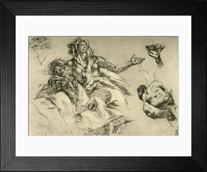Framed Print : Africa, 1752-1753, (1928). Artist: Giovanni Battista Tiepolo Framed Print : Africa, 1752-1753, (1928). Artist: Giovanni Battista Tiepolo