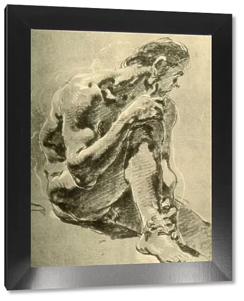 Nude seated, 1715-1716, (1928). Artist: Giovanni Battista Tiepolo