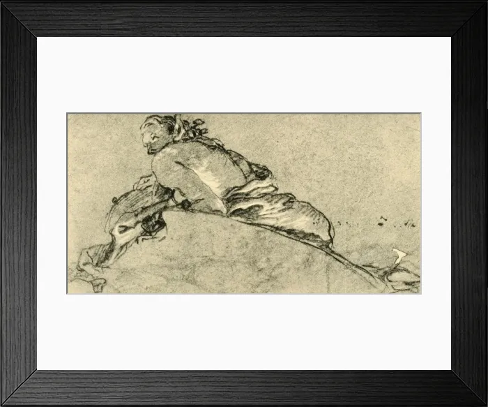 Framed Print : Female Faun, c1761, (1928). Artist: Giovanni Battista Tiepolo Framed Print : Female Faun, c1761, (1928). Artist: Giovanni Battista Tiepolo