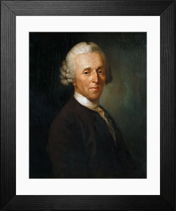 Framed Print : Portrait of Christian Fürchtegott Gellert (1715-1769), ca 1769. Creator: Graff Framed Print : Portrait of Christian Fürchtegott Gellert (1715-1769), ca 1769. Creator: Graff