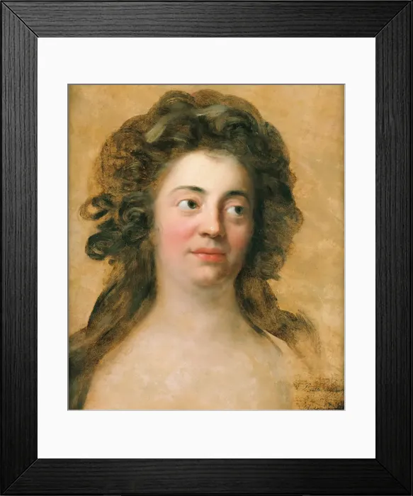 Framed Print : Portrait of Dorothea Friederike Schlegel (1764-1839), nee Brendel Mendelssohn, c Framed Print : Portrait of Dorothea Friederike Schlegel (1764-1839), nee Brendel Mendelssohn, c