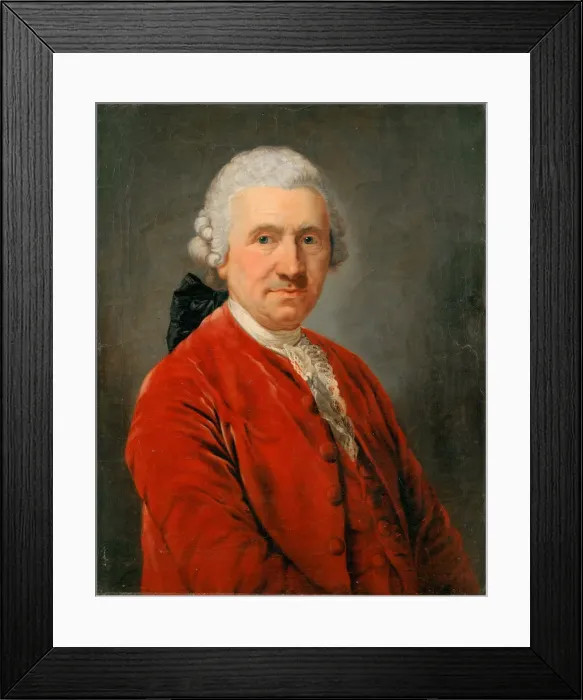 Framed Print : Portrait of the actor Conrad Ekhof (1720-1778), ca 1774. Creator: Graff, Anton (1736-1813) Framed Print : Portrait of the actor Conrad Ekhof (1720-1778), ca 1774. Creator: Graff, Anton (1736-1813)
