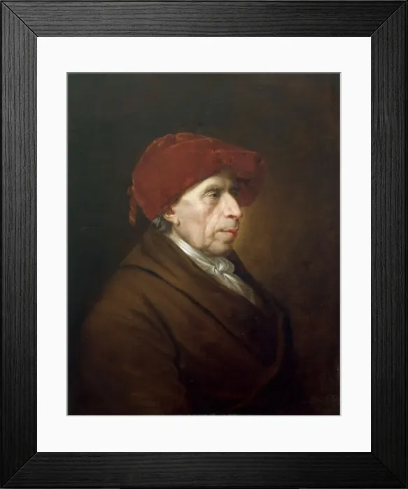 Framed Print : Portrait of David Friedlander (1750-1834), c. 1815. Creator: Weitsch, Friedrich Georg Framed Print : Portrait of David Friedlander (1750-1834), c. 1815. Creator: Weitsch, Friedrich Georg