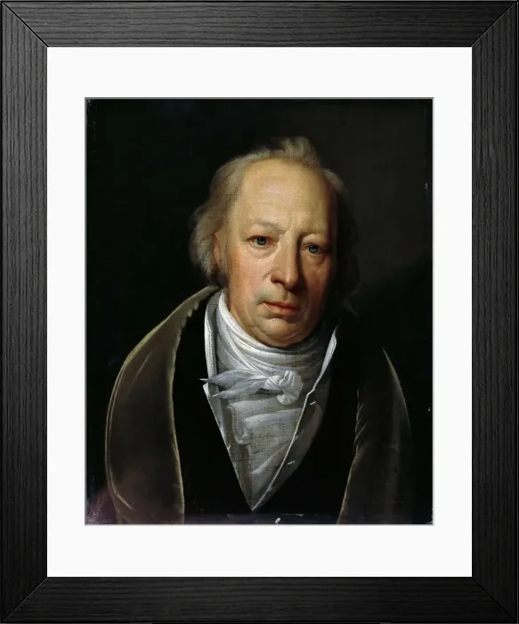 Framed Print : Portrait of Friedrich August Wolf (1759-1824), 1823. Creator: Wolff, Johann Eduard (1786-1868) Framed Print : Portrait of Friedrich August Wolf (1759-1824), 1823. Creator: Wolff, Johann Eduard (1786-1868)