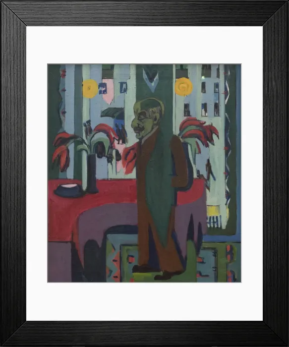 Framed Print : Max Liebermann in his studio, 1926-1928. Creator: Kirchner, Ernst Ludwig (1880-1938) Framed Print : Max Liebermann in his studio, 1926-1928. Creator: Kirchner, Ernst Ludwig (1880-1938)