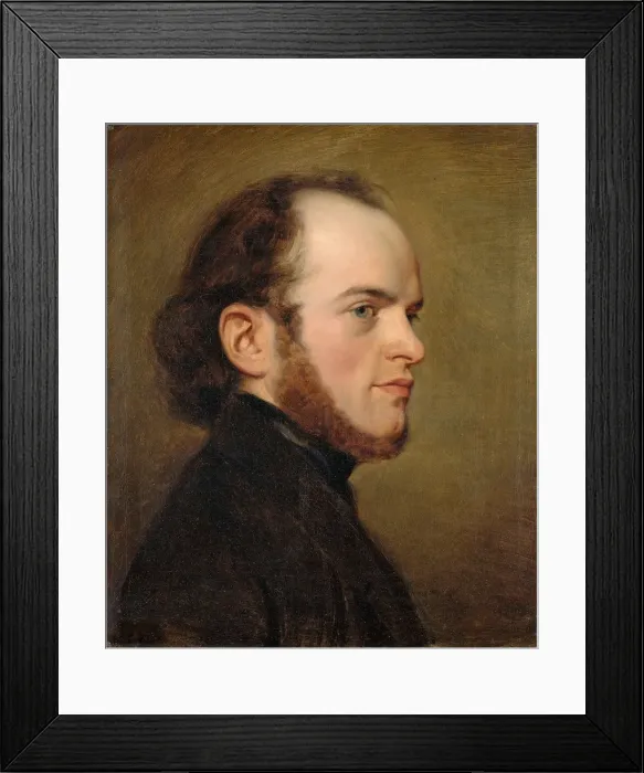Framed Print : Portrait of Adolph von Menzel (1815-1905), ca 1839. Creator: Meyerheim, Friedrich Eduard Framed Print : Portrait of Adolph von Menzel (1815-1905), ca 1839. Creator: Meyerheim, Friedrich Eduard